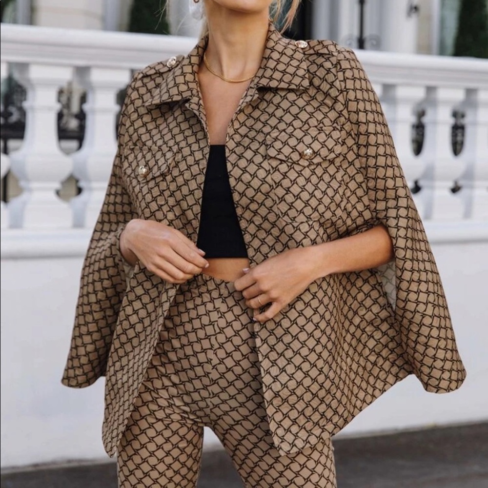 SOLD Printed cape